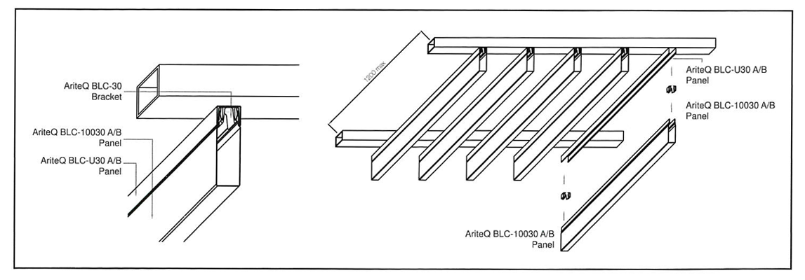 Ariteq Baffle Ceiling System